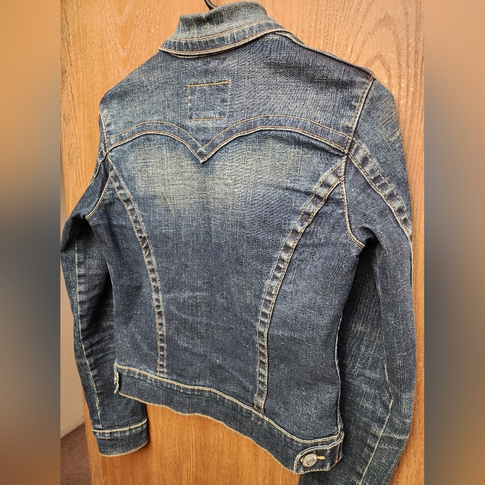 True Religion Blue Jean Jacket - Picture 5 of 7